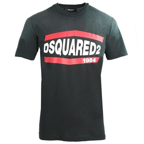 DSquared2 Unisex Adult 1964 Faded Cool Fit T-Shirt / Black